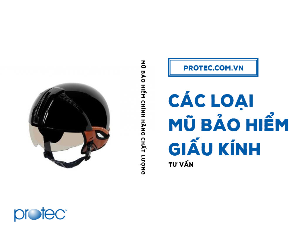 Mũ bảo hiểm giấu kính mới