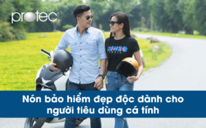 Nón bảo hiểm đẹp độc dành cho người tiêu dùng cá tính