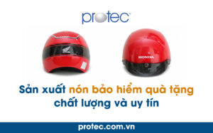 Sản xuất nón bảo hiểm quà tặng chất lượng và uy tín