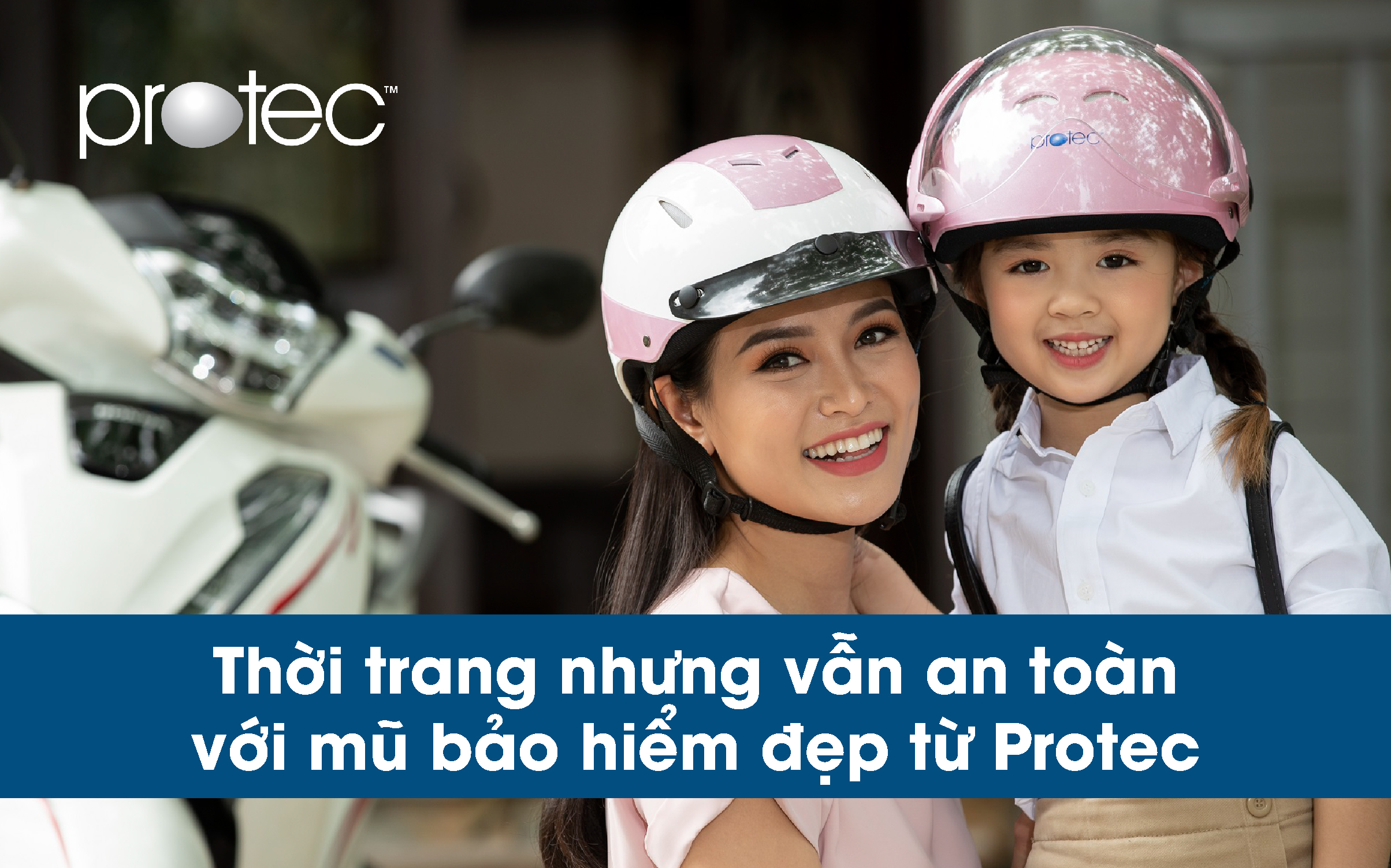 Thời trang nhưng vẫn an toàn với mũ bảo hiểm đẹp từ Protec