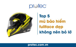 Top 5 mũ bảo hiểm fullface đẹp không nên bỏ lỡ