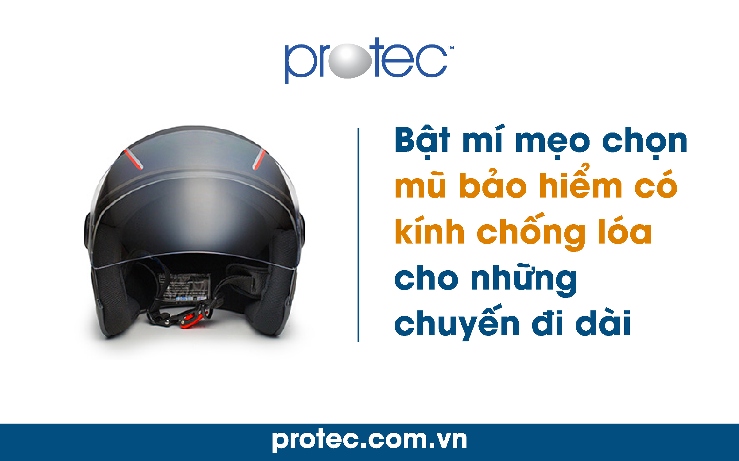 Bật mí mẹo chọn mũ bảo hiểm có kính chống lóa cho những chuyến đi dài