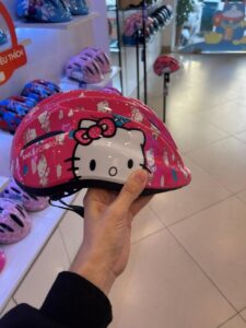 review mũ bảo hiểm xe đạp trẻ em cho bé gái