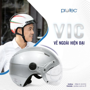 Review nón bảo hiểm Protec Vic
