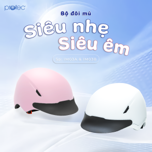 Các mẫu mũ bảo hiểm siêu nhẹ cho xe máy điện