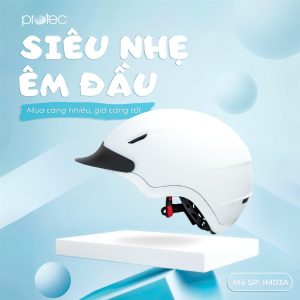 Mũ bảo hiểm siêu nhẹ cho xe máy điện Protec IM03
