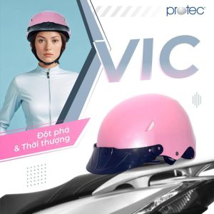 Mũ bảo hiểm xe máy điện Protec Vic
