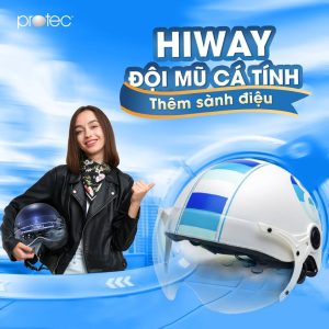 Mũ bảo hiểm xe máy điện Protec Hiway