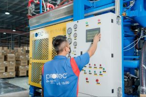 Quy trình sản xuất mũ bảo hiểm cho doanh nghiệp tại Protec