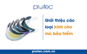 Các loại kính mũ bảo hiểm phổ biến hiện nay